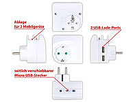 ; Mehrfach-USB-Netzteile für Steckdose 