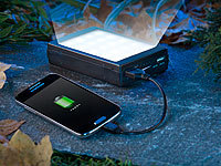 ; USB-Solar-Powerbanks, 2in1-Hochleistungsakkus & Solar-Konverter mit modifizierter Sinuswelle 