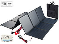 revolt Mobiles, faltbares Solarpanel mit 12 monokristallinen Zellen, 150 Watt; Solarpanels Solarpanels 