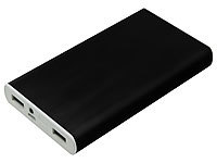 revolt Slim-Powerbank mit Alugehäuse, 10.000 mAh