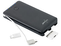 revolt Powerbank mit 5.200 mAh für iPad, iPhone, Handy & USB-Geräte; USB-Solar-Powerbanks USB-Solar-Powerbanks USB-Solar-Powerbanks 