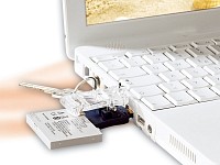 revolt Universal-USB-Ladegerät für Handy & Foto-Akkus "Akku-Gator"