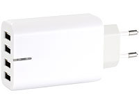 revolt 4-Port-Power-USB-Wandnetzteil, 21 Watt, 4,2 A