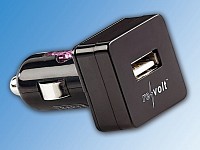 revolt Mini-USB-Netzteil 12 Volt für Kfz, Wohnmobil & Co.; Ladegeräte 