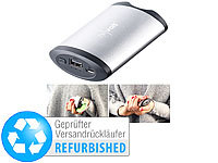 revolt 2in1-Powerbank mit Handwärmer, 5.200 mAh, Versandrückläufer; 2in1-Hochleistungsakkus & Solar-Generatoren 2in1-Hochleistungsakkus & Solar-Generatoren 