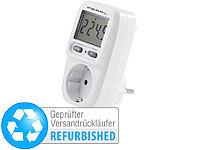 revolt Digitaler Energiekosten-Messer Versandrückläufer; 2in1-Solar-Generatoren & Powerbanks, mit externer Solarzelle