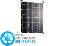 revolt Mobiles Solarpanel mit monokristallin Solarzelle, 50Watt (refurbished)