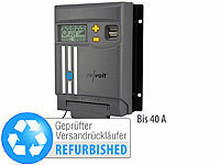revolt MPPT-Solarladeregler für 12/24-V-Batterie, Versandrückläufer; 2in1-Solar-Generatoren & Powerbanks, mit externer Solarzelle 