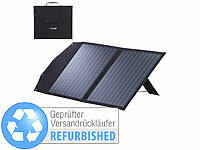 revolt Faltbares Solarpanel, 2 monokristalline Solarzellen, Versandrückläufer; Solarpanels, 2in1-Hochleistungsakkus & Solar-Generatoren 