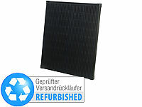 revolt Mobiles Solarpanel mit monokristallinen Zellen; Versandrückläufer; 2in1-Solar-Generatoren & Powerbanks, mit externer Solarzelle 