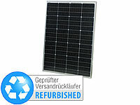 revolt Mobiles monokristallines Solarpanel, 36 Volt, 150 W, Versandrückläufer; 2in1-Solar-Generatoren & Powerbanks, mit externer Solarzelle 