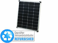 revolt Mobiles monokristallines Solarpanel, 110 W, Versandrückläufer; 2in1-Solar-Generatoren & Powerbanks, mit externer Solarzelle 
