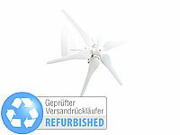 revolt Windgenerator für 12-Volt-Systeme, 300 Watt (refurbished); 2in1-Hochleistungsakkus & Solar-Generatoren, 2in1-Solar-Generatoren & Powerbanks, mit externer Solarzelle 