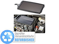 revolt Solar-Ladegerät für Auto-Batterien, 12 Volt, Versandrückläufer; Solarpanels faltbar 