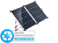revolt Faltbares mobiles Solar-Panel Versandrückläufer; Solarpanels, 2in1-Hochleistungsakkus & Solar-Generatoren 