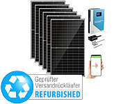 revolt Solar-Hybrid-Inverter mit 6 380-Watt-Solarpanels, Versandrückläufer