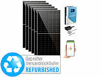 revolt 3,3k W Off-Grid-Solaranlage + 5,5 kW Wechselrichter (Versandrückläufer; Solarpanels, Solaranlagen-Set: Mikro-Inverter mit MPPT-Regler und Solarpanel 