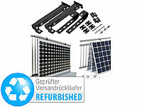 revolt Modulhalterung, Aluminium Solarpanel Halterungen, Halterungsset