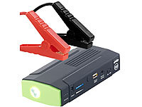 revolt Notebook-Powerbank mit Kfz-Starthilfe & LED-Leuchte, 8.000 mAh, 400 A; USB-Solar-Powerbanks USB-Solar-Powerbanks USB-Solar-Powerbanks 