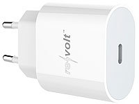 revolt Kompaktes USB-C-Netzteil mit Power Delivery (PD), bis 3 A / 18 Watt; Mehrfach-USB-Netzteile für Steckdose Mehrfach-USB-Netzteile für Steckdose Mehrfach-USB-Netzteile für Steckdose Mehrfach-USB-Netzteile für Steckdose