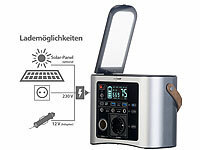 ; Solarpanels faltbar, Solaranlagen-Set: Mikro-Inverter mit MPPT-Regler und Solarpanel 