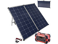 revolt Powerbank & Solar-Konverter mit mobilem 260-Watt-Solarpanel, 216 Ah; USB-Solar-Powerbanks USB-Solar-Powerbanks USB-Solar-Powerbanks USB-Solar-Powerbanks