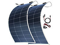 revolt 2er-Set flexible monokristalline Solarmodule mit Anderson-Adapter