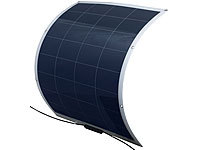 revolt Flexibles monokristallines Solarmodul mit Anschlusskabel, 110 W, IP67; Solaranlagen-Set: Mikro-Inverter mit MPPT-Regler und Solarpanel, Solarpanels faltbarSolarpanels 