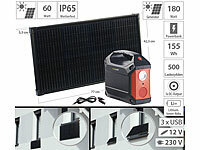 ; Solarpanels faltbar, Solaranlagen-Set: Mikro-Inverter mit MPPT-Regler und Solarpanel Solarpanels faltbar, Solaranlagen-Set: Mikro-Inverter mit MPPT-Regler und Solarpanel 