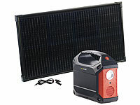 ; Solarpanels faltbar, Solaranlagen-Set: Mikro-Inverter mit MPPT-Regler und Solarpanel 