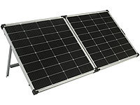 revolt Faltbares Solarpanel mit monokristallinen Zellen, 240 Watt, silber