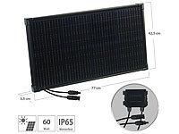 ; Solarpanels faltbar, Solaranlagen-Set: Mikro-Inverter mit MPPT-Regler und Solarpanel 