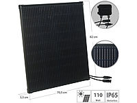 revolt Solarpanel mit monokristallinen Zellen; 110 W; schwarz; Solarpanels faltbar Solarpanels faltbar 