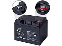 revolt Wartungsfreie Blei-Batterie mit 12 Volt, 480 Wh, M6-Schraubanschluss