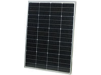revolt Mobiles monokristallines Solarpanel, 36 Volt, 150 W, MC4-Stecker, IP65; 2in1-Solar-Generatoren & Powerbanks, mit externer Solarzelle, Solarpanels faltbar 