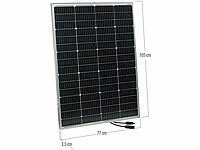 ; Solarpanels faltbar, Solaranlagen-Set: Mikro-Inverter mit MPPT-Regler und Solarpanel 