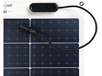 ; Solarpanels faltbar, Solaranlagen-Set: Mikro-Inverter mit MPPT-Regler und Solarpanel 