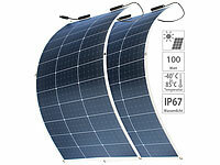 revolt 2er-Set flexible Solarmodule für MC4, salzwasserfest, 100 W, IP67