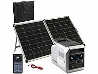 revolt Powerstation & Solar-Generator 1.200 Watt mit Solarpanel 240 Watt