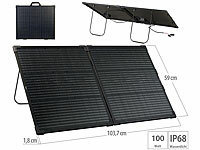 revolt Mobiles Falt-Solarmodul mit monokristalline Solarzellen, 3,6 kg, 100 W