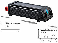 revolt Solar-Set: Wechselrichter 230 V, Akku, Laderegeler & 240-W-Solarpanel