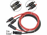 revolt MC4 Kabel Verlängerung, Solarkabel Verlängerungen MC4