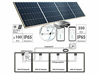 revolt 4 monokrist. Solarmodule 4x 100 W + WLAN-Mikroinverter 350 W, silber; 2in1-Solar-Generatoren & Powerbanks, mit externer Solarzelle 2in1-Solar-Generatoren & Powerbanks, mit externer Solarzelle 