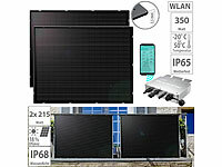 revolt Ultradünne & superleichte Solarmodule 2x 215W + 350-W-Wechselrichter