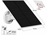 revolt Solarpanel für Akku-IP-Kameras mit Micro-USB, 5 W, 5 V, IP65; 2in1-Solar-Generatoren & Powerbanks, mit externer Solarzelle 2in1-Solar-Generatoren & Powerbanks, mit externer Solarzelle 2in1-Solar-Generatoren & Powerbanks, mit externer Solarzelle 2in1-Solar-Generatoren & Powerbanks, mit externer Solarzelle 