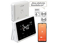 revolt Funk-Thermostat mit WLAN und App für Gastherme und Wasserboiler; WLAN-Raumthermostate WLAN-Raumthermostate WLAN-Raumthermostate WLAN-Raumthermostate 