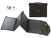 revolt Mobiles, faltbares Solarpanel, 4 monokristalline Solarzellen, 60 Watt; Solarpanels Solarpanels Solarpanels Solarpanels 