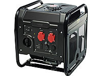revolt Benzin-Inverter-Generator, 3.800 W, 2x 230 V, 1x 12 V, 2x USB, 12 l