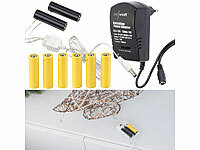 revolt Batterie-Netzteil-Adapter für bis zu 2 Geräte, ersetzt 8 AA-Batterien