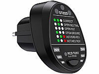 revolt Steckdosentester mit Status-LEDs, bis 230 Volt